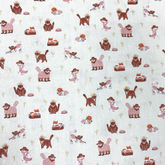 The Craft Cotton Co. 100% Cotton Kitty Cowboys Cotton Fabric 110cm Wide Fabric for Quilting, Dressmaking, Patchwork